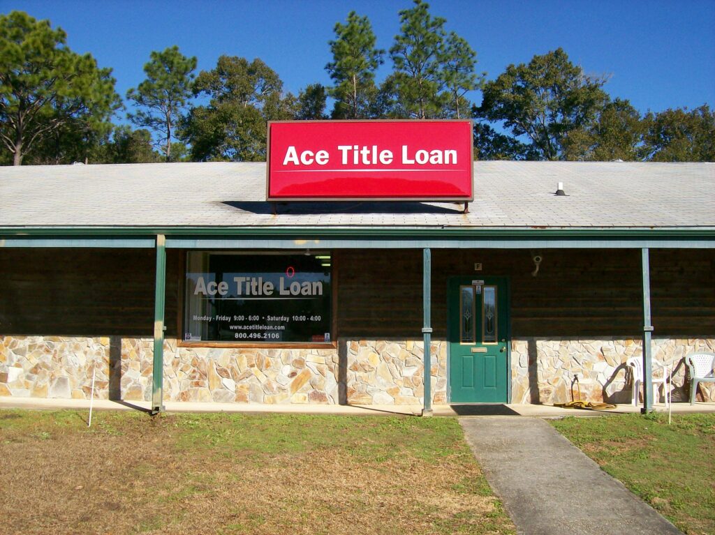 Ace Title Loan - One block past the bridge - Lillian, AL